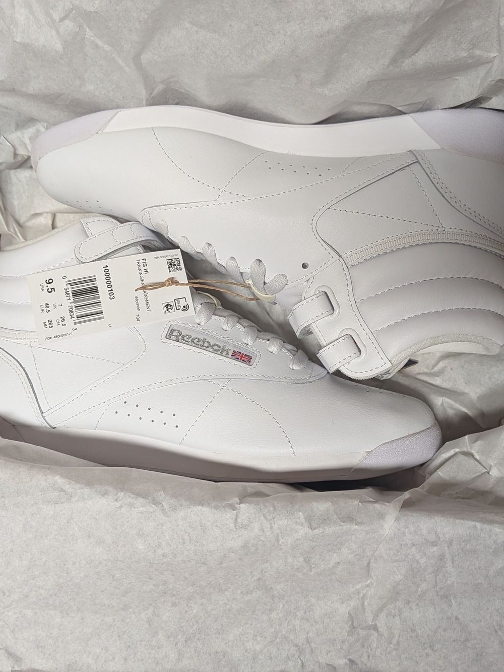 Reebok Women's Classic White Leather Sneakers